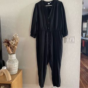 Gap Long Sleeve Jogger Jumpsuit - sz L